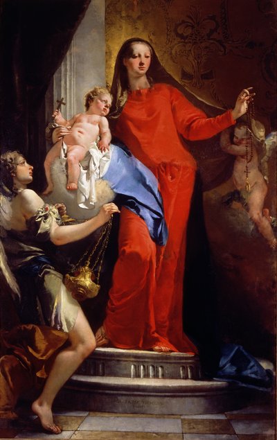 Madonna of the Rosary by Giovanni Battista Tiepolo
